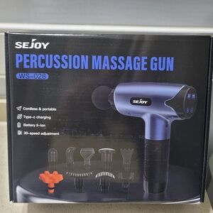 Blue Percussion Massage Gun